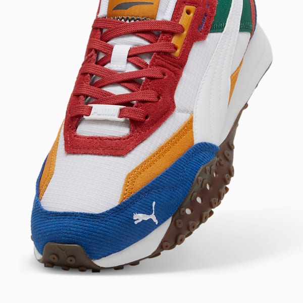 Blktop Rider Multicolor Sneakers, PUMA White-Club Red, extralarge-IND