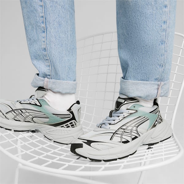 ユニセックス ベロファシス オールウェイズ オン スニーカー, Platinum Gray-PUMA Silver, extralarge-JPN