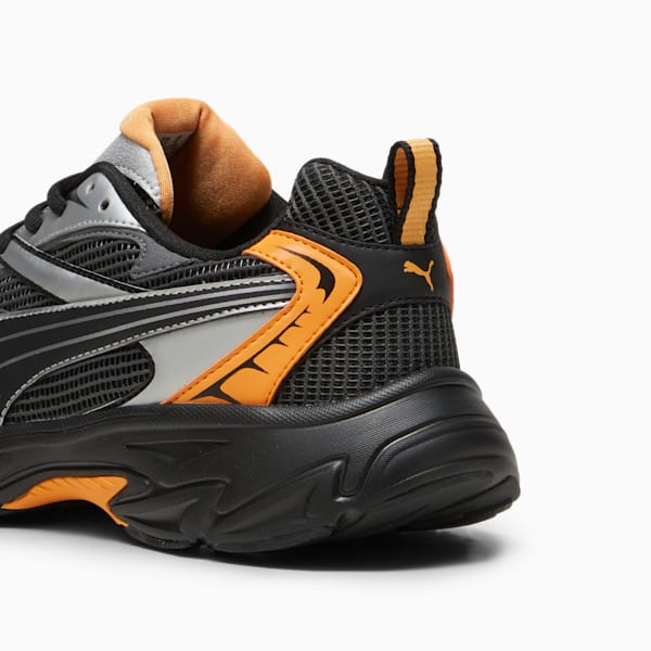 PUMA Morphic Athletic Sneakers, PUMA Black-Clementine, extralarge