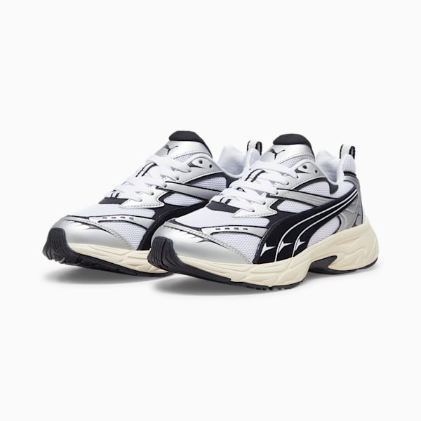 PUMA Morphic Retro Sneakers, PUMA White-PUMA Black, extralarge