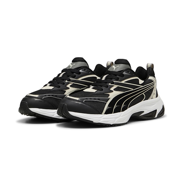 ユニセックス プーマ モーフィック レトロ スニーカー, PUMA Black-Alpine Snow, extralarge-JPN