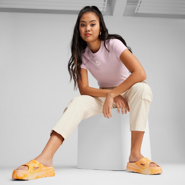 Mayze Stack Injex Marble Women's Slides | PUMA