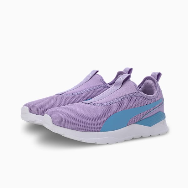 Anzarun Krick Slip-On Youth Shoes, Vivid Violet-Day Dream-PUMA White, extralarge-IND