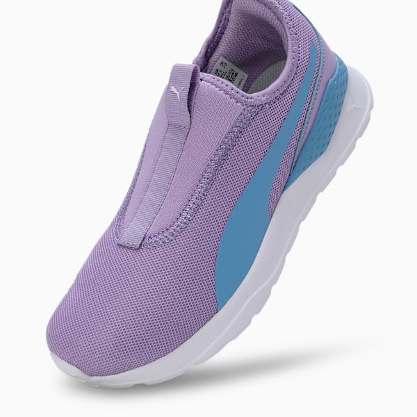 Anzarun Krick Slip-On Youth Shoes, Vivid Violet-Day Dream-PUMA White, extralarge-IND