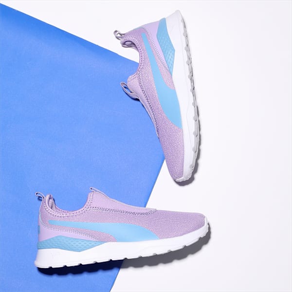 Anzarun Krick Slip-On Youth Shoes, Vivid Violet-Day Dream-PUMA White, extralarge-IND