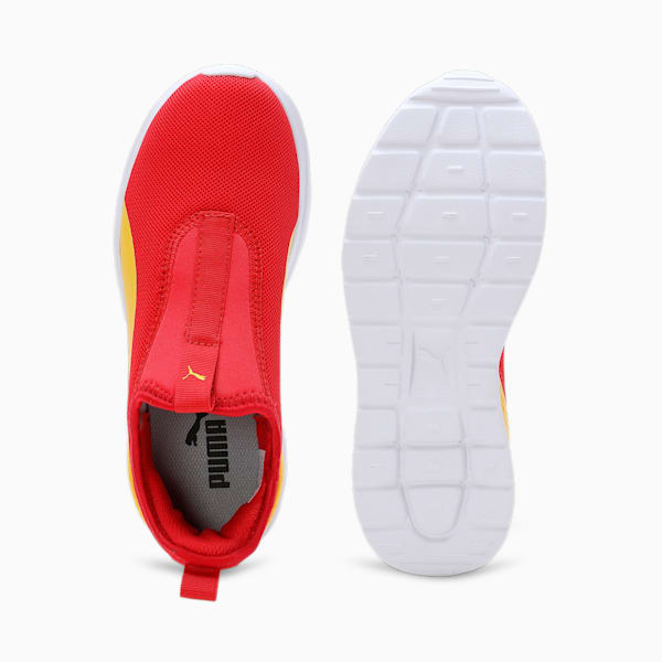 PUMA Anzarun Krick Slip-On Kid's Shoes, PUMA Red-Pelé Yellow-PUMA White, extralarge-IND