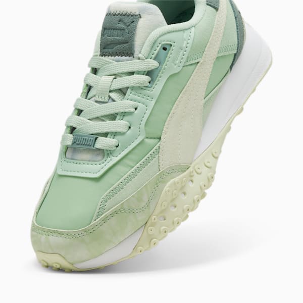 Tenis Blktop Rider 'Retreat Yourself' para mujer, Pure Green-Green Illusion, extralarge