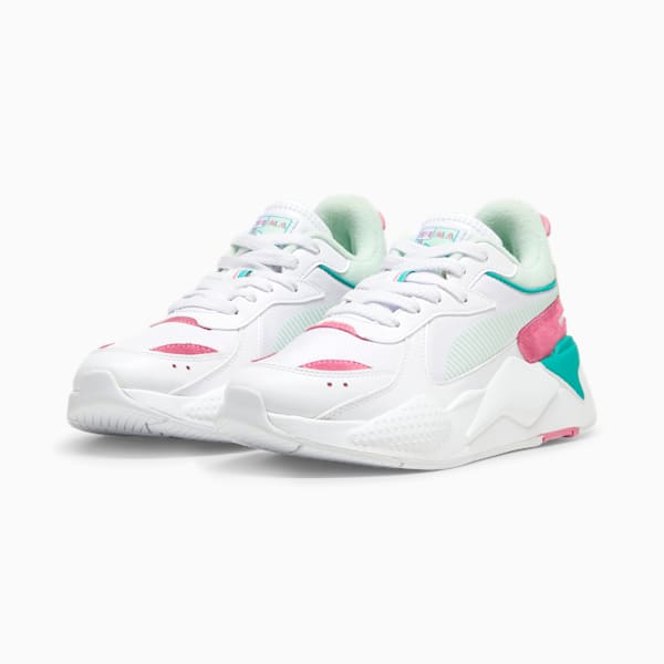 Tenis RS-X Retro Resort para mujer, PUMA White-Fresh Mint, extralarge