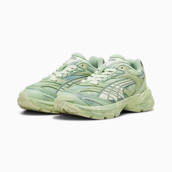 Velophasis 'Retreat Yourself' Women's Sneakers, Pure Green-Green Illusion, extralarge