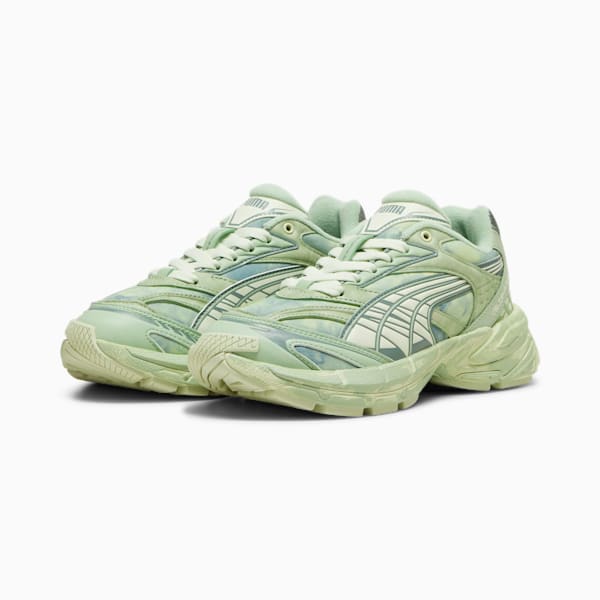 Velophasis 'Retreat Yourself' Women's Sneakers, Pure Green-Green Illusion, extralarge