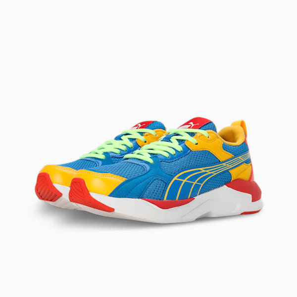 PUMA X-Ray Grilion Youth Sneakers, Victoria Blue-Yellow Sizzle-For All Time Red, extralarge-IND