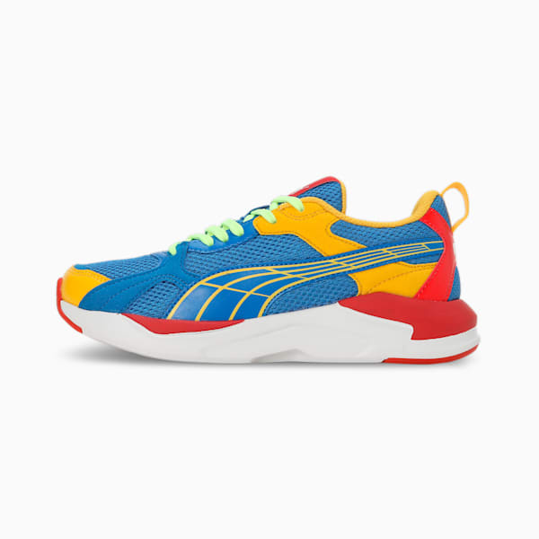 PUMA X-Ray Grilion Youth Sneakers, Victoria Blue-Yellow Sizzle-For All Time Red, extralarge-IND