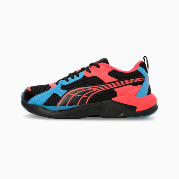 PUMA X-Ray Grilion Youth Sneakers, PUMA Black-Fire Orchid-Regal Blue, extralarge-IND