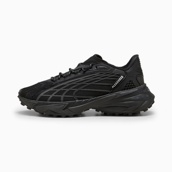 PUMA x PLEASURES Spirex Men's Sneakers, PUMA Black, extralarge