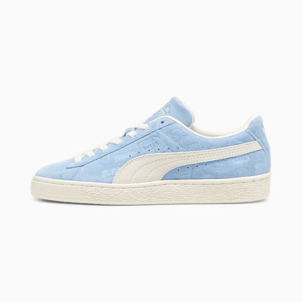 PUMA x SOPHIA CHANG Suede Classic Women's Sneakers, PUMA White-Zen Blue, extralarge