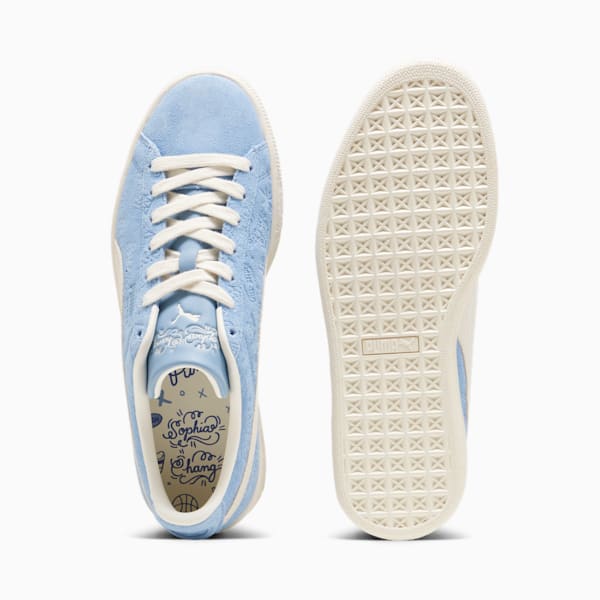 Tenis PUMA x SOPHIA CHANG Suede Classic, PUMA White-Zen Blue, extralarge