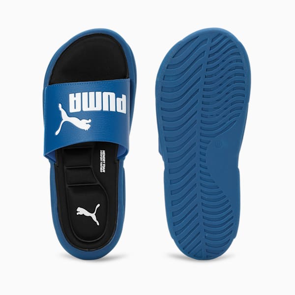 Royalcat Memory Foam Slides, Clyde Royal-PUMA White, extralarge-IND