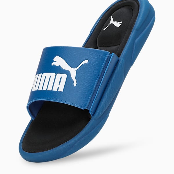 Royalcat Memory Foam Slides, Clyde Royal-PUMA White, extralarge-IND