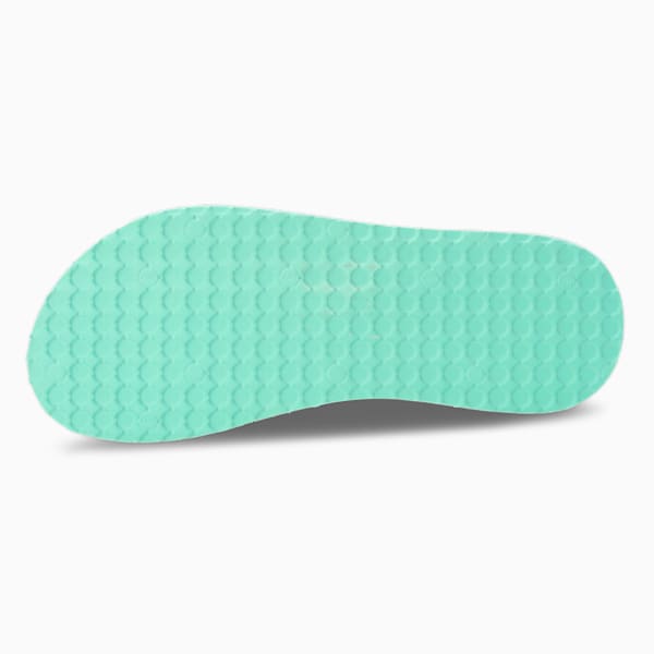 Flame V2 Women's Flip-Flops, PUMA Black-Electric Peppermint-Orange Peach, extralarge-IND