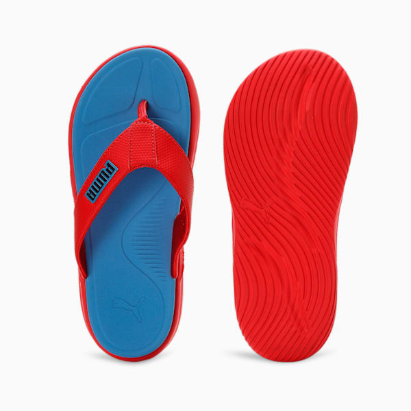 PUMA Softride Seave Youth Flip-Flops, For All Time Red-Regal Blue-Persian Blue, extralarge-IND
