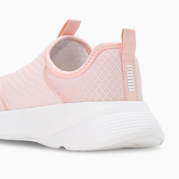 Melanite Slip-On Women's Shoes, Frosty Pink-PUMA White, extralarge-IND