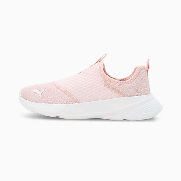 Melanite Slip-On Women's Shoes, Frosty Pink-PUMA White, extralarge-IND