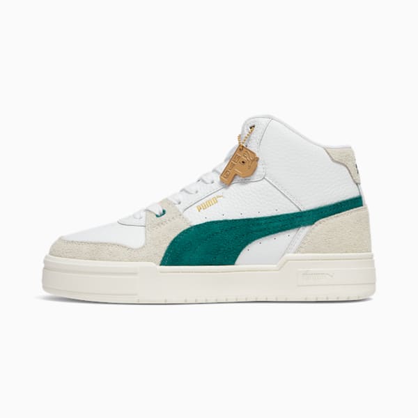 CA Pro NYC Men's Sneakers, PUMA White-Malachite-Dark Coal, extralarge