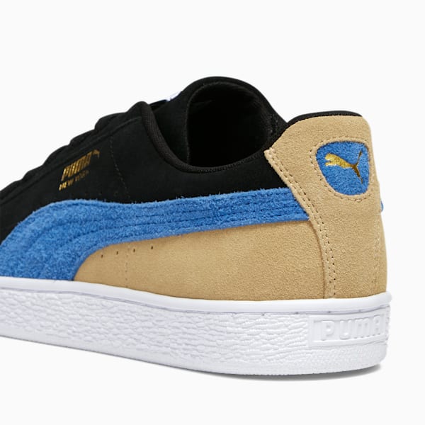 Suede NYC Men's Sneakers, PUMA Black-Racing Blue-Sand Dune, extralarge