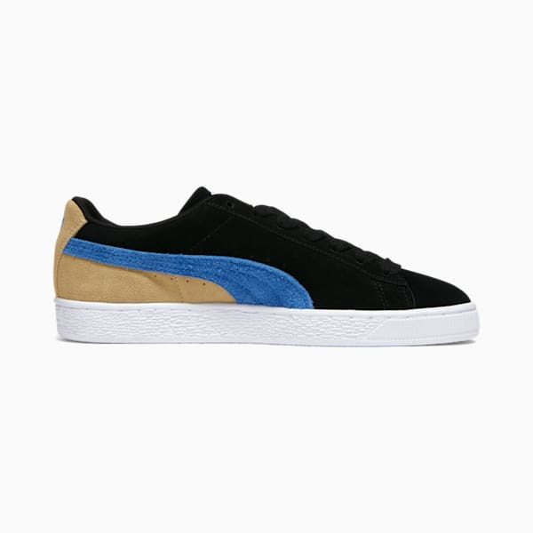 Suede NYC Men's Sneakers, PUMA Black-Racing Blue-Sand Dune, extralarge