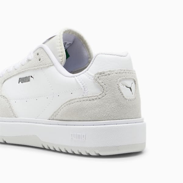 Doublecourt Soft VTG Women's Sneakers, PUMA White-Feather Gray, extralarge-IND