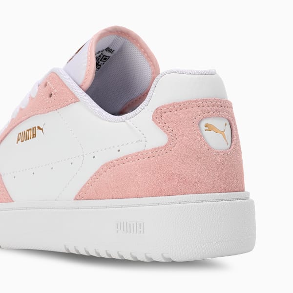 Doublecourt Soft VTG Women's Sneakers, PUMA White-Island Pink, extralarge-IND