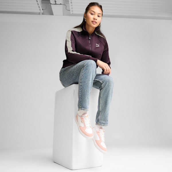 Doublecourt Soft VTG Women's Sneakers, PUMA White-Island Pink, extralarge-IND