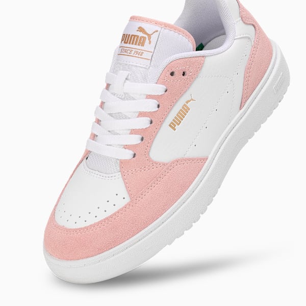 Doublecourt Soft VTG Women's Sneakers, PUMA White-Island Pink, extralarge-IND