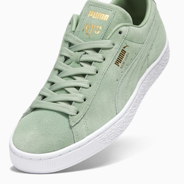 green sneaker shoes