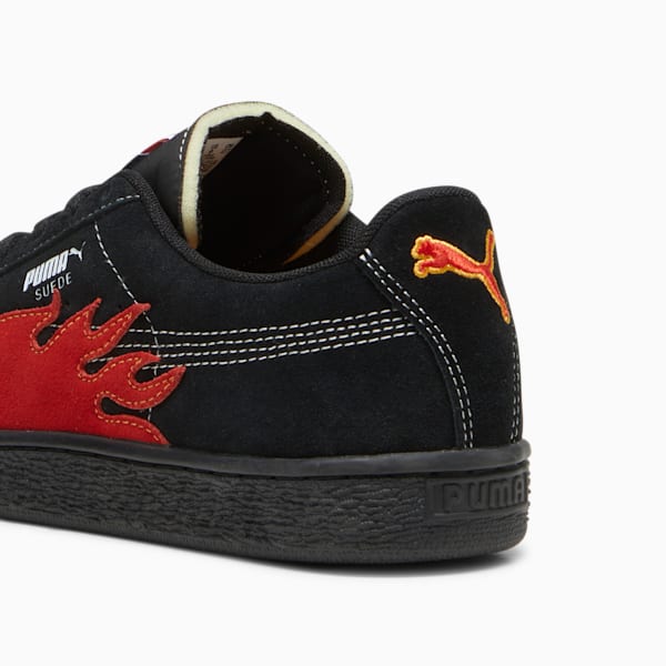 Tenis Suede para hombre PUMA x BUTTER GOODS, PUMA Black-PUMA Red, extralarge