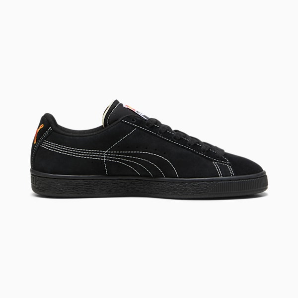 PUMA x BUTTER GOODS Men's Suede Sneakers, PUMA Black-PUMA Red, extralarge