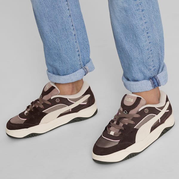 Puma brown sneakers hot sale
