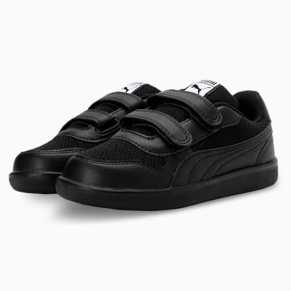 Punch Comfort Youth Sneakers, Puma Black-Puma Black, extralarge-IND