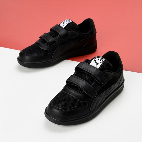PUMA Punch Comfort Youth Sneakers, Puma Black-Puma Black, extralarge-IND