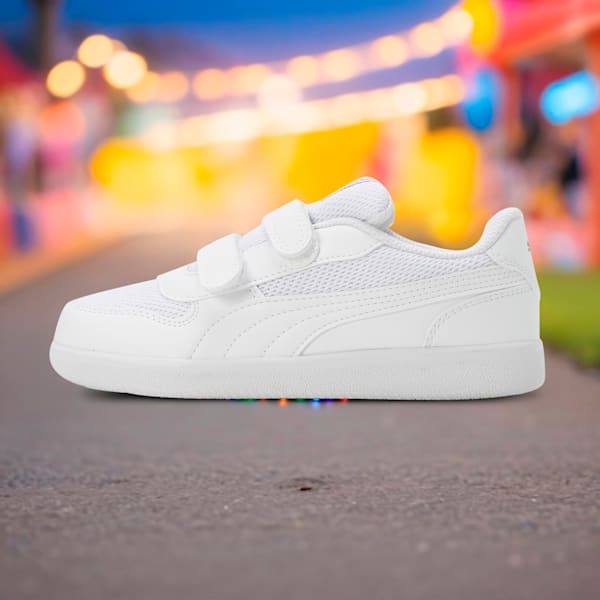 Punch Comfort Youth Sneakers, Puma White-Puma White, extralarge-IND