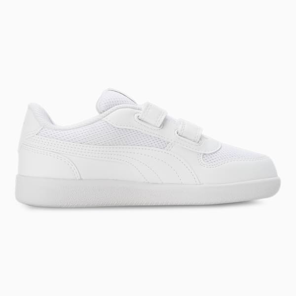PUMA Punch Comfort Youth Sneakers, Puma White-Puma White, extralarge-IND