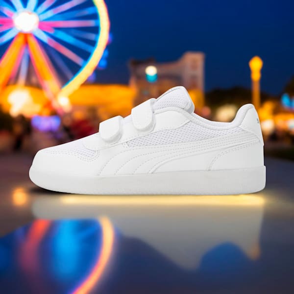 Punch Comfort Kid's Sneakers, Puma White-Puma White, extralarge-IND