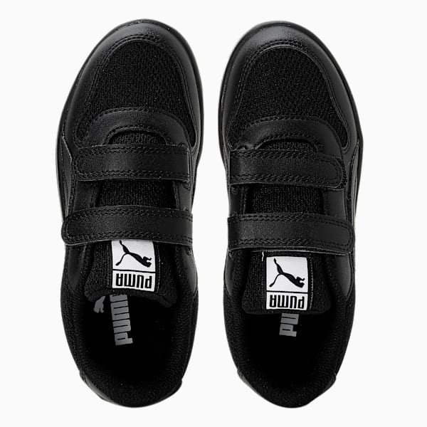 Punch Comfort Kid's School Shoes, PUMA Black-Puma Black, extralarge-IND