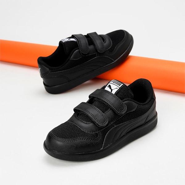 Punch Comfort Kid's Sneakers, PUMA Black-Puma Black, extralarge-IND
