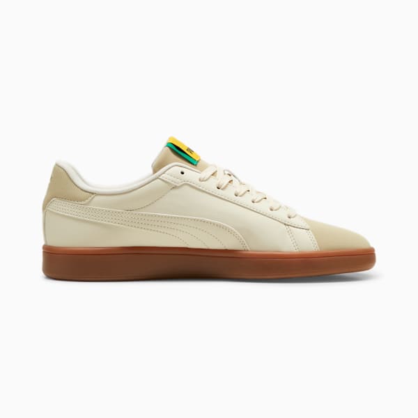 Sneakers PUMA Smash 3.0 Soccer24, homme, Alpine Snow-Archive Green-Yellow Sizzle, extralarge