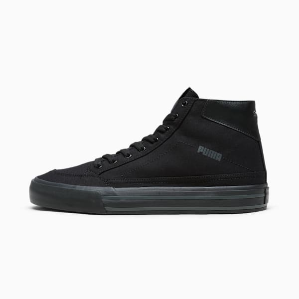 Tenis Court Classic Vulc Mid, PUMA Black-Shadow Gray, extralarge