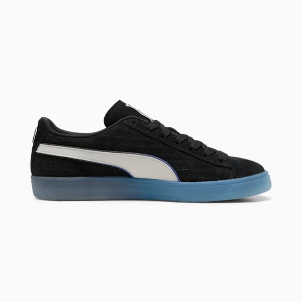 PUMA x PLAYSTATION® Suede Men's Sneakers, PUMA Black-Glacial Gray, extralarge