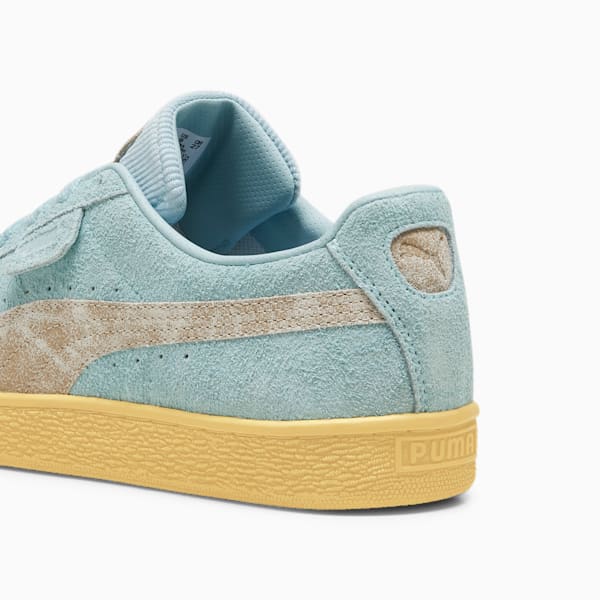 PUMA x PALM TREE CREW Suede B Men's Sneakers, Turquoise Surf-Vapor Gray, extralarge