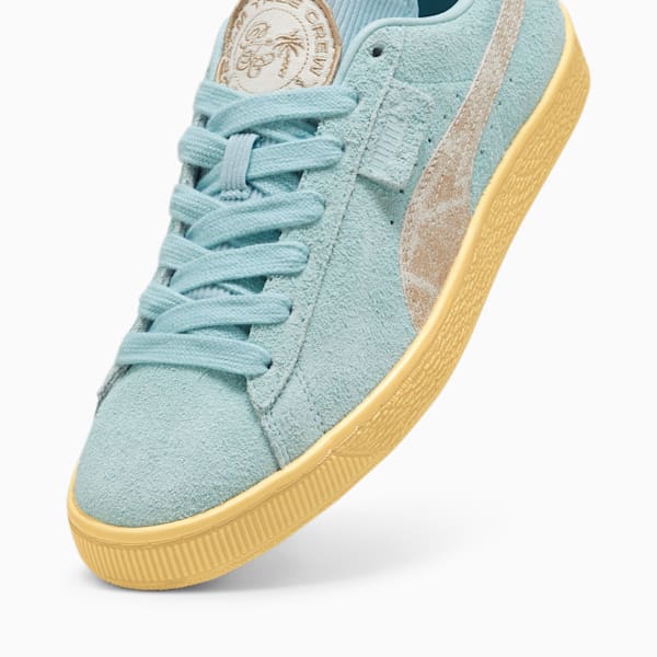 ユニセックス PUMA x PTC スウェード B スニーカー, Turquoise Surf-Vapor Gray, extralarge-JPN