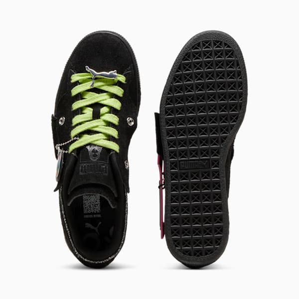 ウィメンズ  PUMA x X-girl スウェード スニーカー, PUMA Black-Ravish, extralarge-JPN